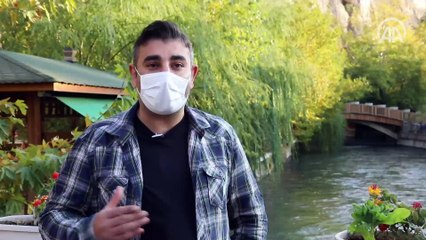 Tohma Kanyonu sonbahar renkleriyle görsel şölen sunuyor