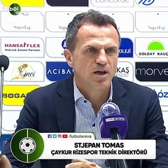 Stjepan Tomas: "3 puanı alacakken 1 puana razı olmak çok üzücü"