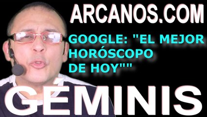 GEMINIS - Horóscopo ARCANOS.COM 22 al 28 de noviembre de 2020 - Semana 48