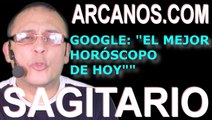 SAGITARIO - Horóscopo ARCANOS.COM 22 al 28 de noviembre de 2020 - Semana 48