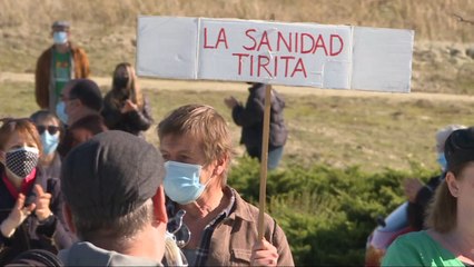 Marcha en favor de la sanidad pública hasta el Hospital Infanta Leonor
