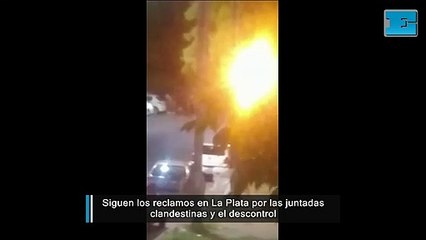 Una noche a puro descontrol en La Plata