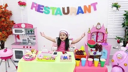 Kids Restaurant Kitchen Toy - Fun Café Food Toys Story for Kids - kids videos
