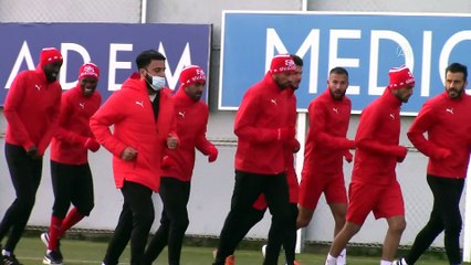 SİVAS - Demir Grup Sivasspor'da, Karabağ maçı hazırlıkları