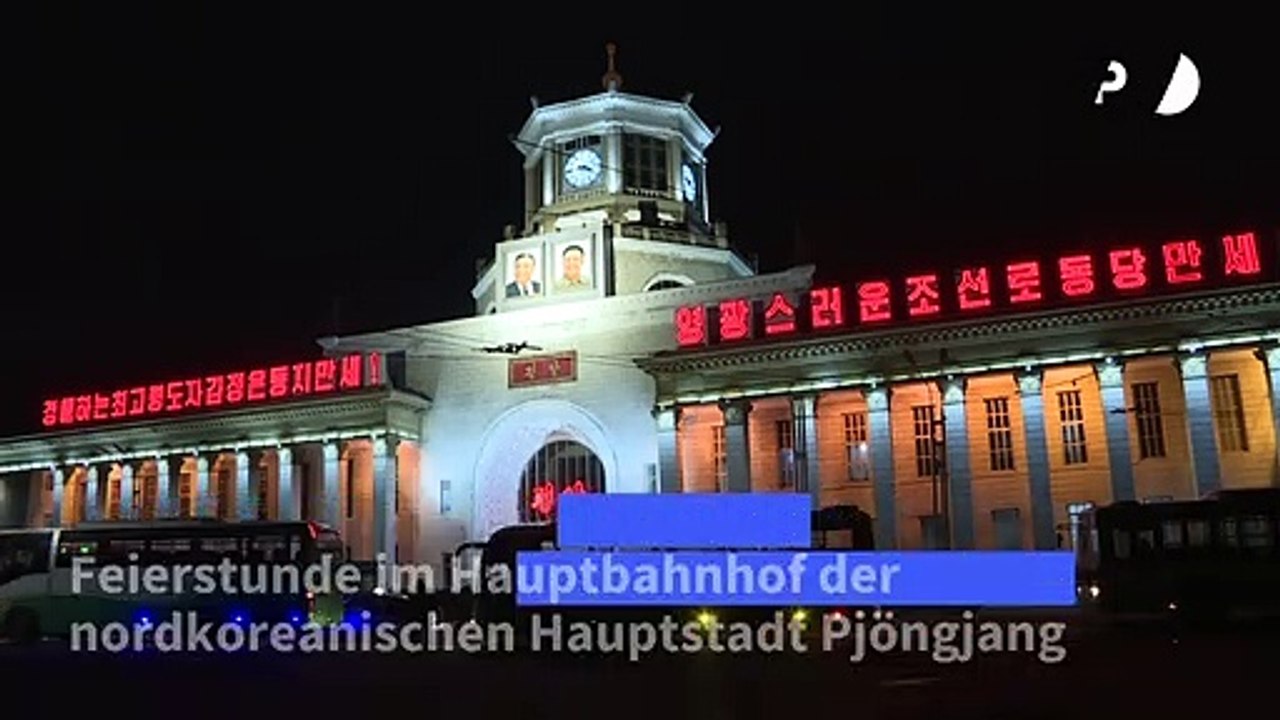 Nordkoreaner feiern sich für Hilfseinsatz nach Taifun