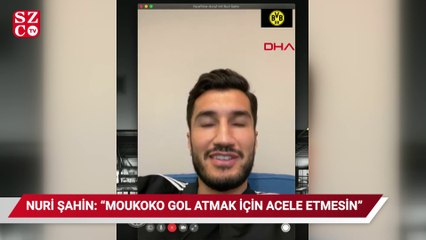 Nuri Şahin'den, rekorunu kıran Moukoko'ya rica:" Gol atmak için acele etme"