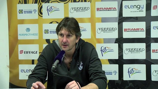 Le coach de Quimper Laurent Foirest après la finale de Leaders Cup perdue à Fos
