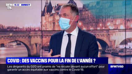 Vaccin anti-Covid: pour Philippe Juvin, "il faut qu'il y ait un débat pour savoir à qui vont aller les premières doses"