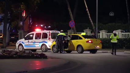 MUĞLA - Kovid-19 tedbirleri kapsamında sokağa çıkma kısıtlaması başladı