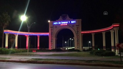 MERSİN - Sokağa çıkma yasağının ardından cadde ve sokaklar boş kaldı