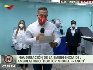 Inaugurado servicio de emergencia del Ambulatorio Dr. Miguel Franco edo. Carabobo