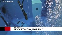 Indoor-Becken in Polen: Tauchen in 45 Metern Tiefe
