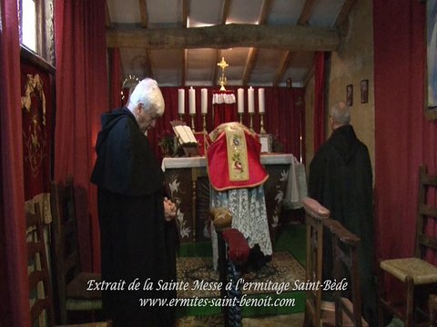Extrait de la Sainte Messe 11h15 à l’ermitage Saint- Bède de Fitilieu film by JC Guerguy Ciné Art Loisir