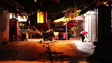 SAMSUN - Sokağa çıkma kısıtlamasının ardından cadde ve sokaklar boş kaldı