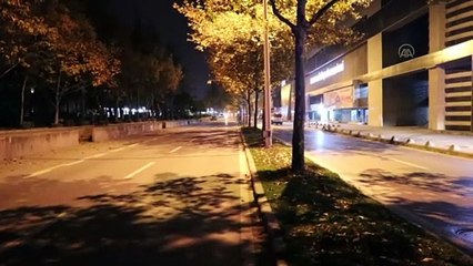 SAKARYA - Sokağa çıkma yasağının ardından cadde ve sokaklar boş kaldı (2)
