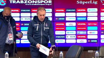 TRABZON - Trabzonspor-Büyükşehir Belediye Erzurumspor maçının ardından - Abdullah Avcı
