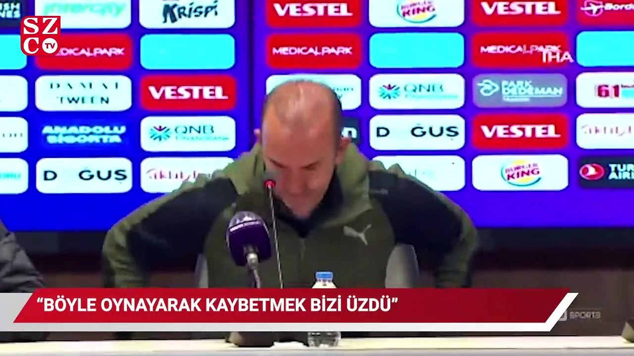 Mehmet Özdilek: "Böyle oynayarak kaybetmek bizi üzdü"