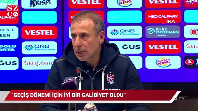 Abdullah Avcı: Geçiş dönemi için iyi bir galibiyet oldu