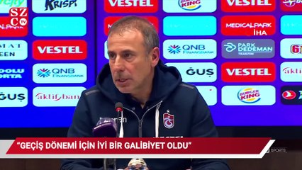 Abdullah Avcı: "Geçiş dönemi için iyi bir galibiyet oldu"