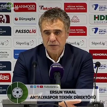 Ersun Yanal: Hakemin kart konusunda adaletsiz davrandığını düşünüyorum