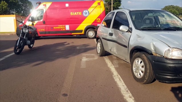 Siate atende motociclista no Bairro São Cristóvão