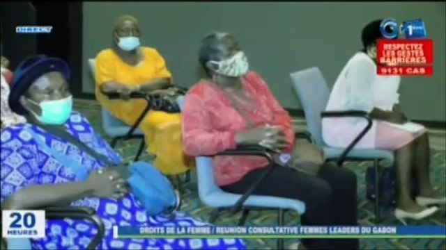 RTG/ Rencontre consultative entre le Ministre en charge des droits de la femme et les femmes leaders du Gabon