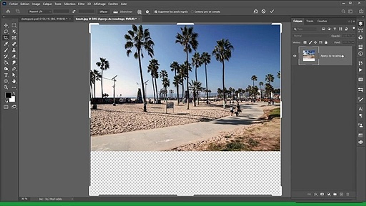 LIDEM CCV1 PHOTOSHOP tracé de forme pour ombre