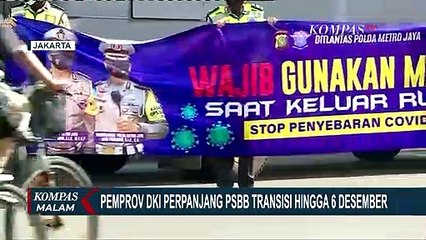 PSBB Transisi Jakarta Diperpanjang Hingga 6 Desember 2020