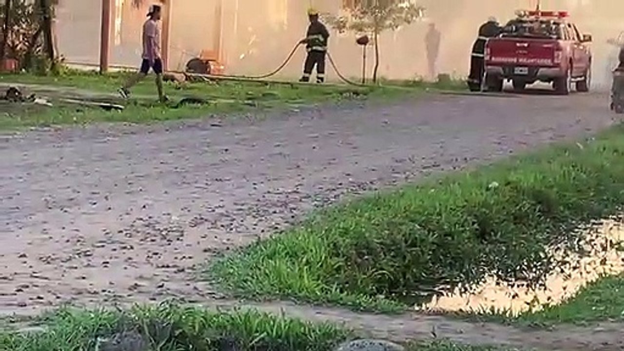 Incendio en el barrio 10 de Mayo de Resistencia por un supuesto homicidio