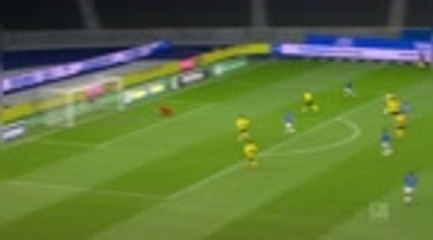 Four-goal Haaland celebrates Golden Boy title in Hertha win