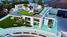 Drone Footage Mega Mansion Hollywood Hills