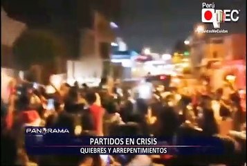 Partidos políticos en crisis: quiebres y arrepentimientos