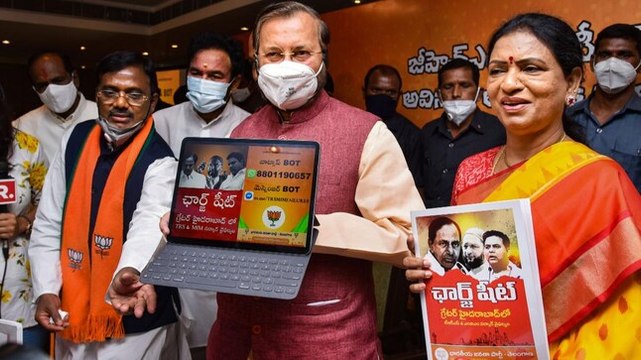 Voting for KCR equal to voting for Owaisi, says Prakash Javadekar ahead of Hyderabad civic polls