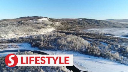 Beautiful winter scenery in NE China