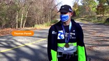 Blind runner completes solo 5K