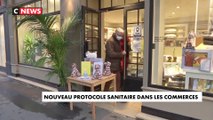 Un nouveau protocole sanitaire dans les commerces