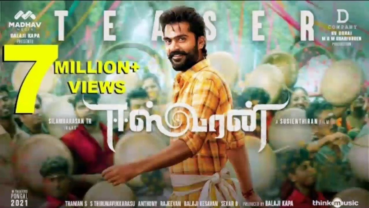 Eeswaran Official Teaser - Silambarasan TR - Susienthiran - Thaman S - Eeswaran