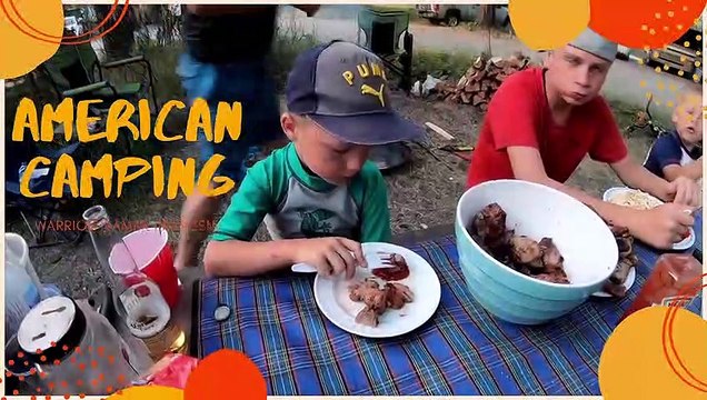 American camping. Episode 3. Camping food. Lake Koocanusa.