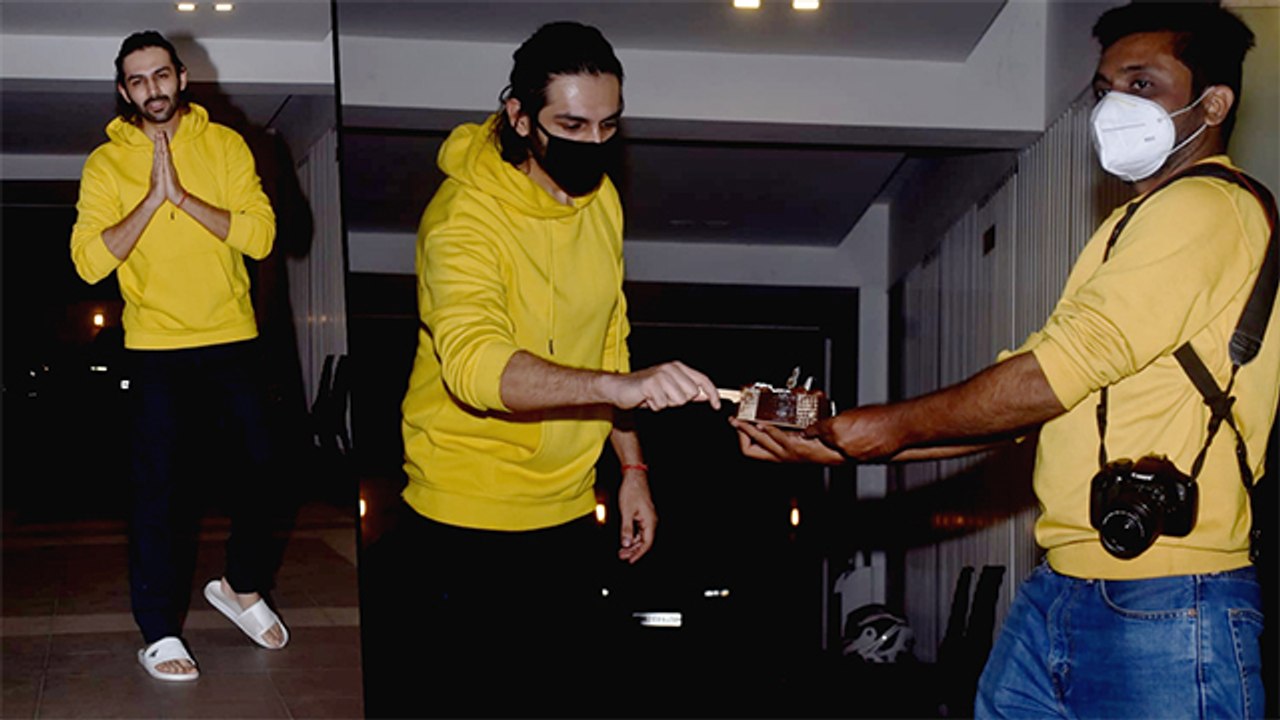 Kartik Aaryan Celebrates 30th Birthday With Media