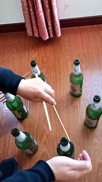 Amazing and cool tricks on bottle , cool tricks on wine bottle