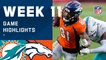 Dolphins vs. Broncos Week 11 Highlights | NFL 2020
