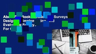 About For Books  Trademark Surveys: Designing, Implementing, and Evaluating Surveys  For Online
