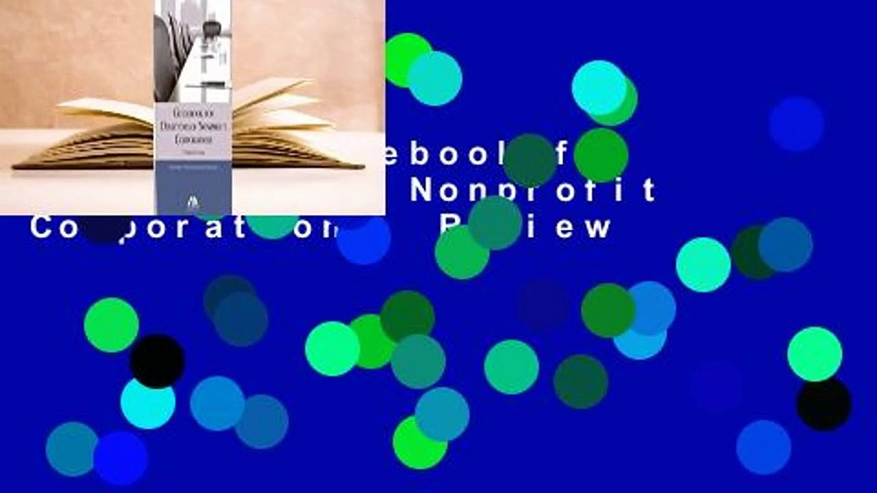 [Read] Guidebook for Directors of Nonprofit Corporations  Review