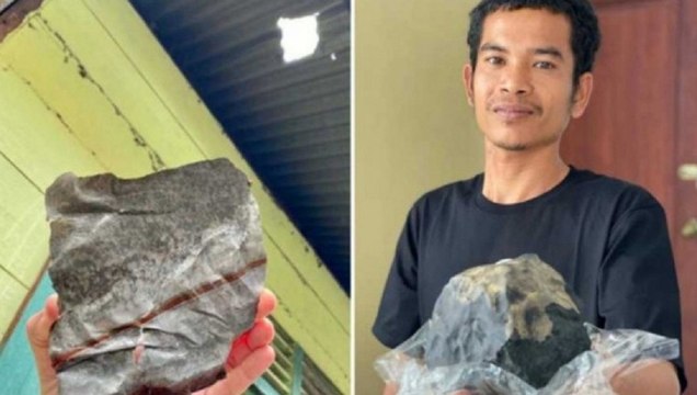 Il devient riche en vendant la météorite qui est tombée sur sa maison