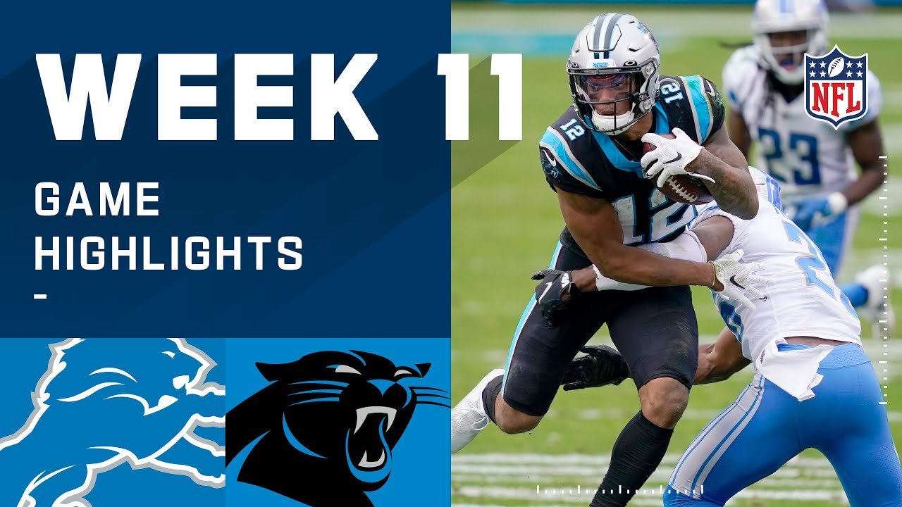 Lions vs. Panthers Week 11 Highlights | NFL 2020