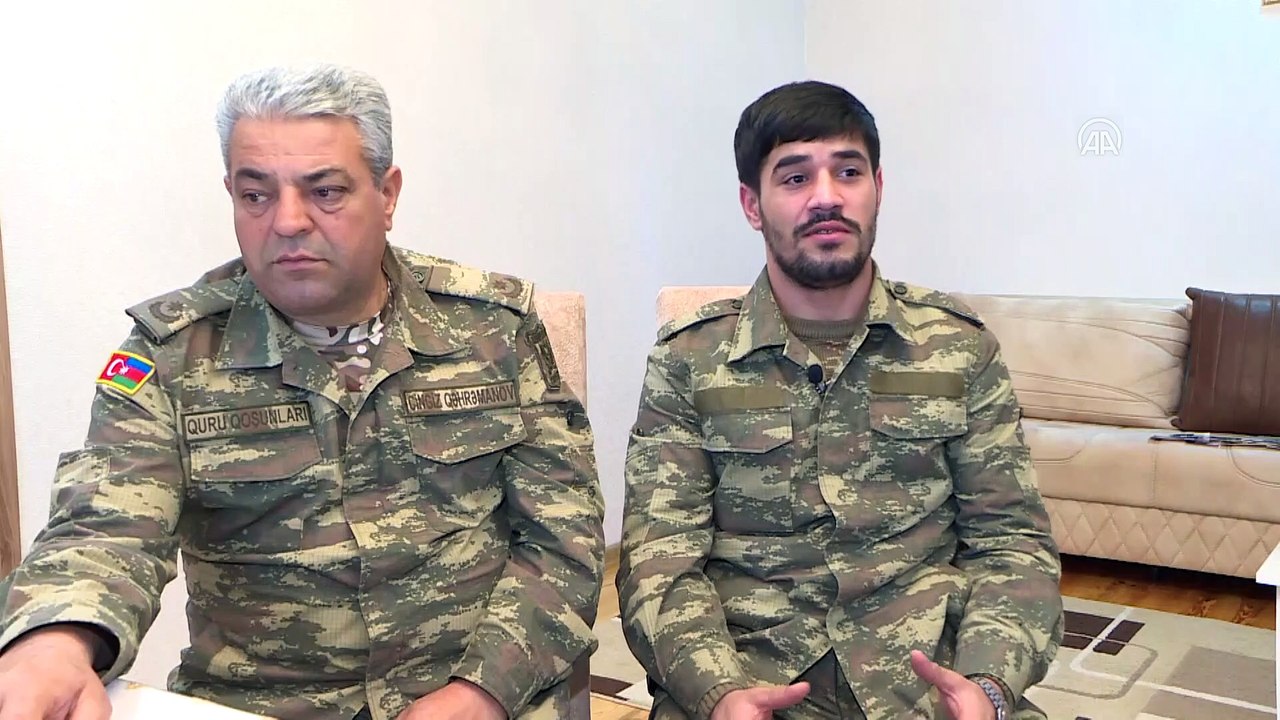 Azerbaycanlı baba oğul omuz omuza çarpışarak köylerini Ermenistan'ın işgalinden kurtardı (2)