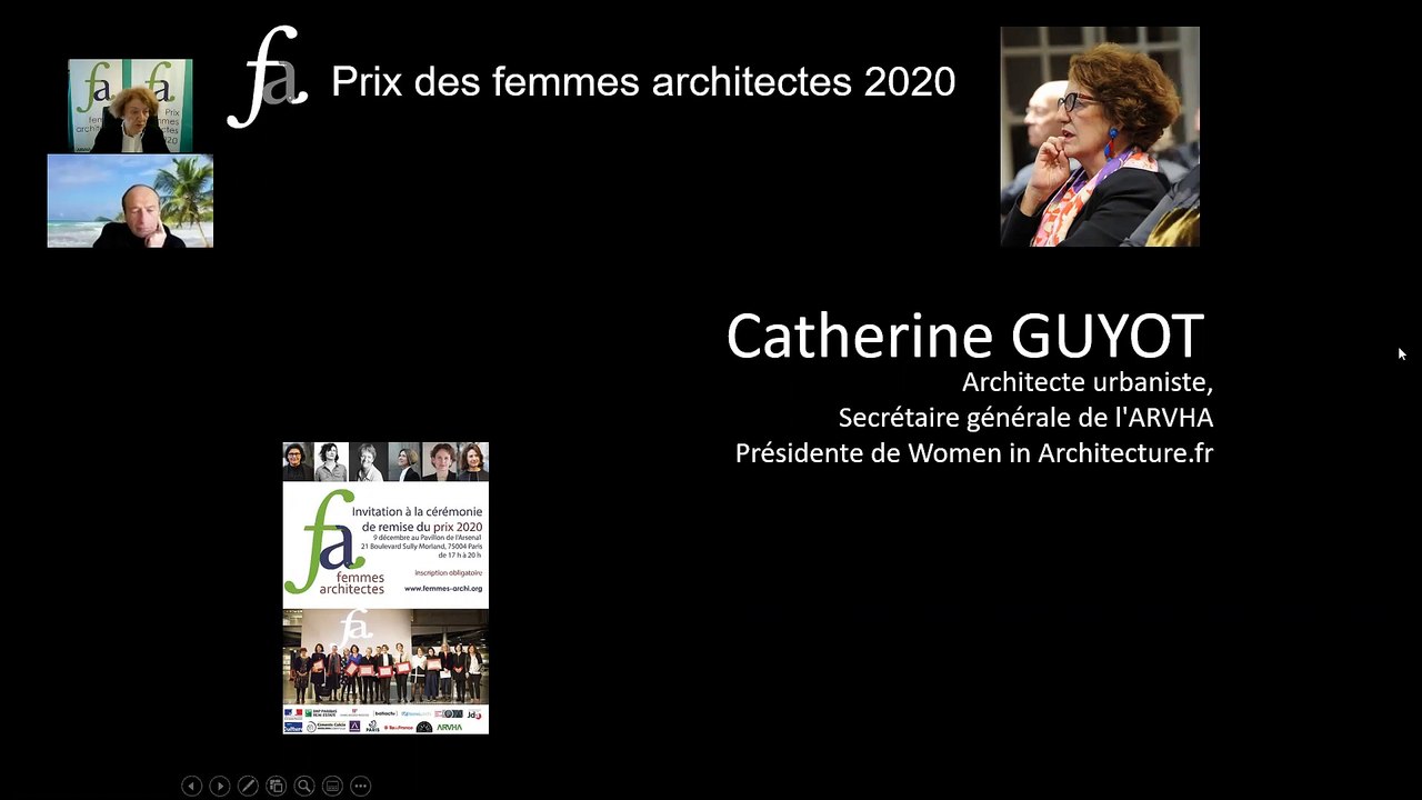 Interview de Denis Dessus à l'occasion des Prix Femmes Architecte édition 2020