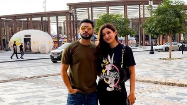 Lovebirds Gauahar Khan And Her 'Humsafar' Zaid Darbar back to Mumbai after a mini holiday in Dubai