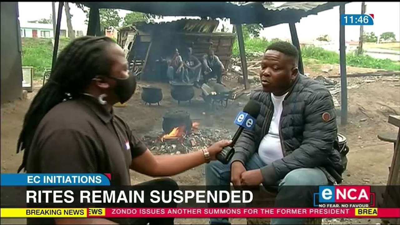 Male initiation rites remain suspended