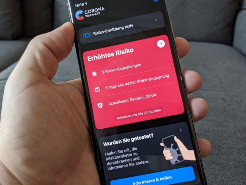 Corona-warn-app: jeder vierte geht trotz warnung nicht in quarantäne